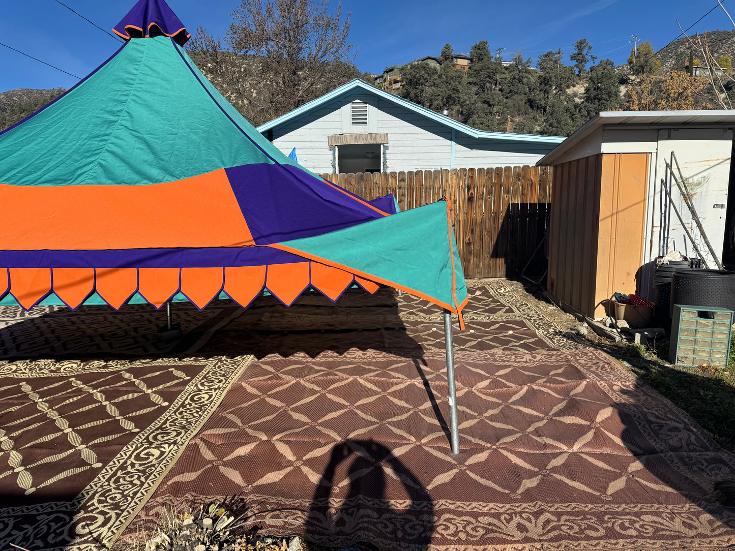 2026 new 15'x15' Oakenfoot tent system, off the shelf