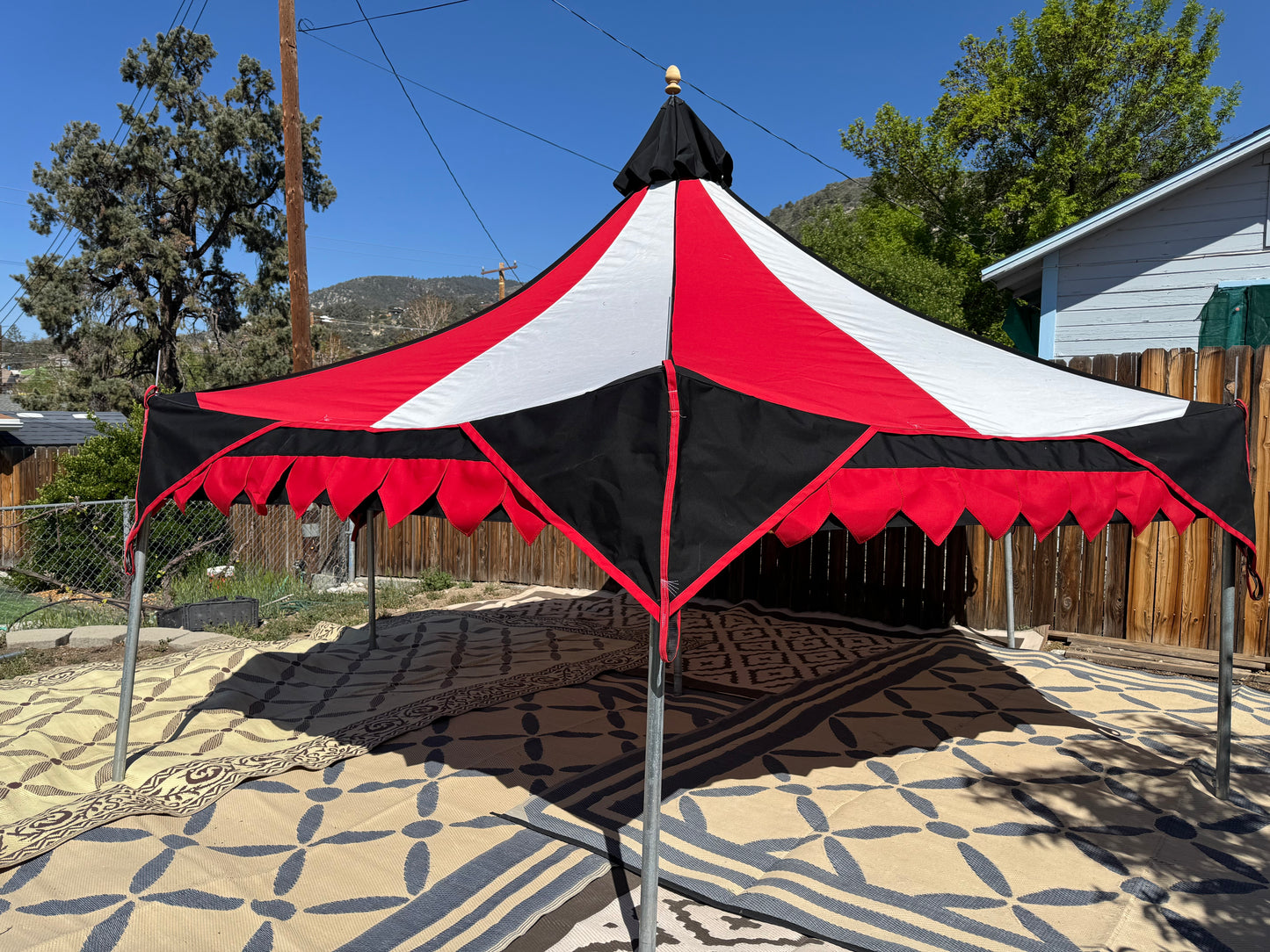 15FT Oakenfoot Hexagon tent system, off the shelf