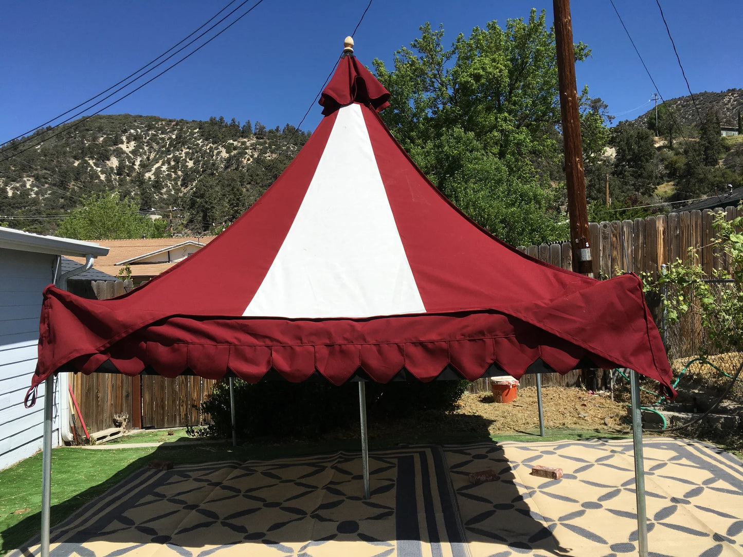 Oakenfoot Sale 10-footer faire sails pattern, Off the Shelf tent