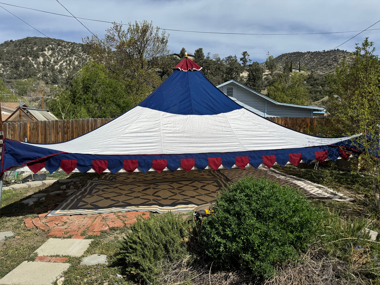 Oakenfoot 20-footer tent system, off the shelf