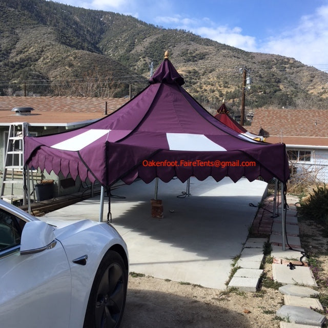 Oakenfoot Faire Tents - 15'6" & 18' 6", Hexagon, tent system