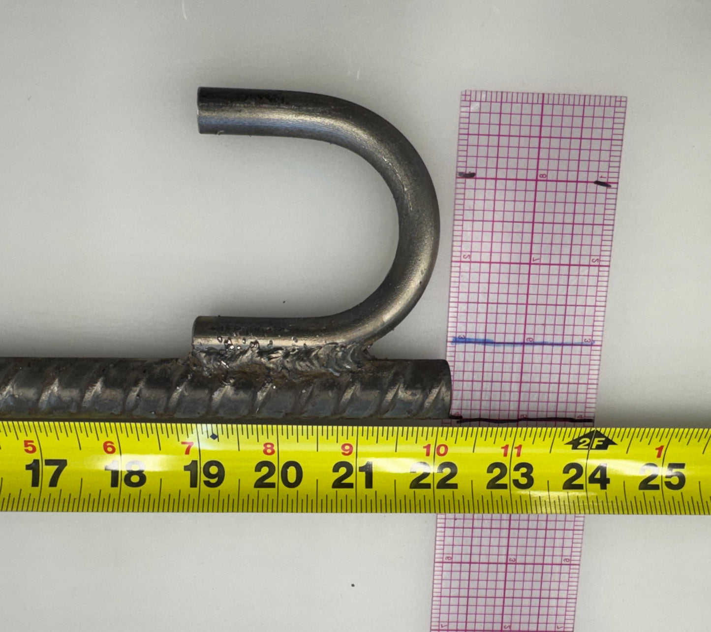 Oakenfoot steel rebar stake 20" x 3/4" with steel hook, Pavillions and Parts