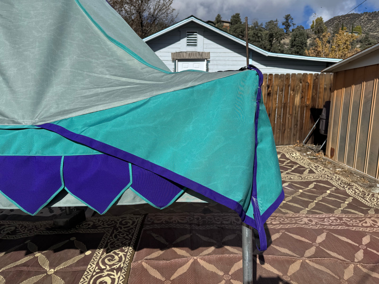 2026 new 10'x10' Oakenfoot tent system, center pole free, off the shelf