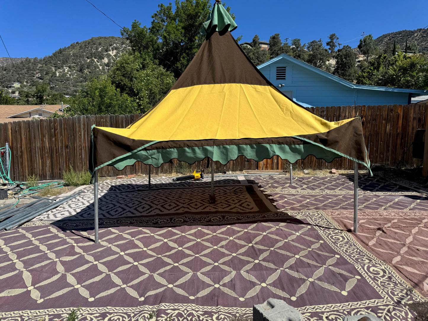 Oakenfoot Vintage Pattern 10-foot Pavilion, Pavilions and Parts