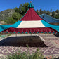 12-foot Classic pattern, Oakenfoot tent system, center pole free, off the shelf