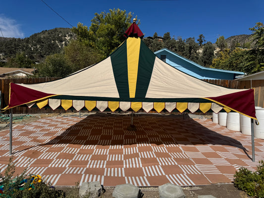 Gen 3, 15-footer Oakenfoot Royal theme tent system, off the shelf