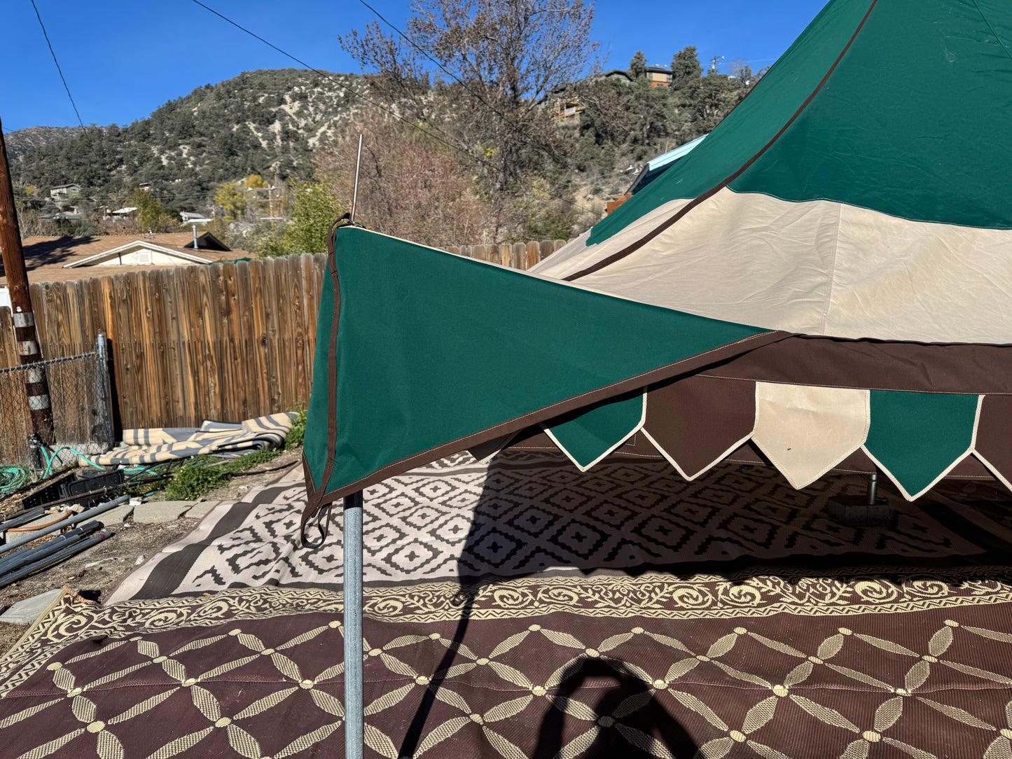 2026 new 15'x15' Oakenfoot tent system, off the shelf