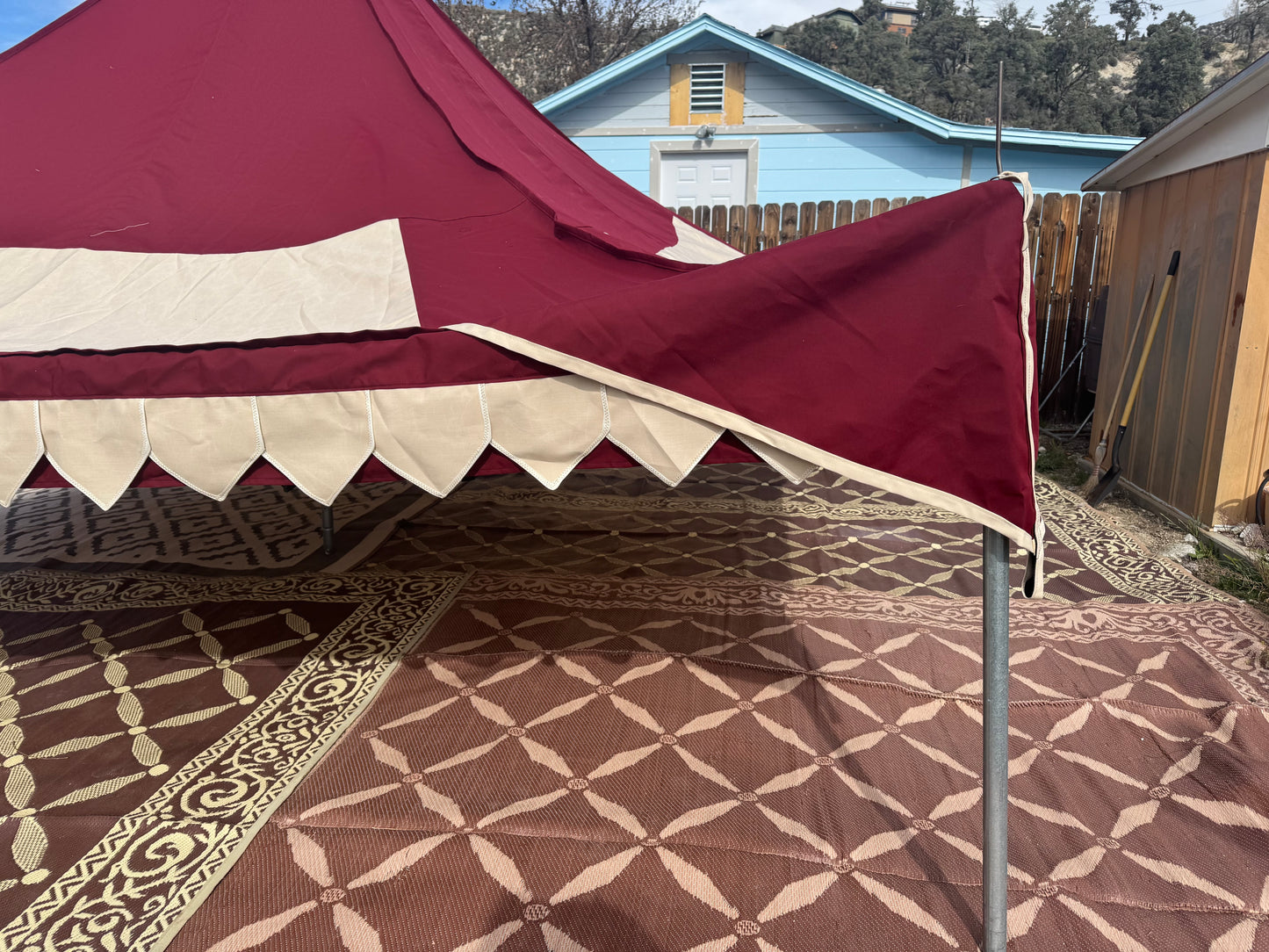 15-footer Oakenfoot Tent System, off the shelf