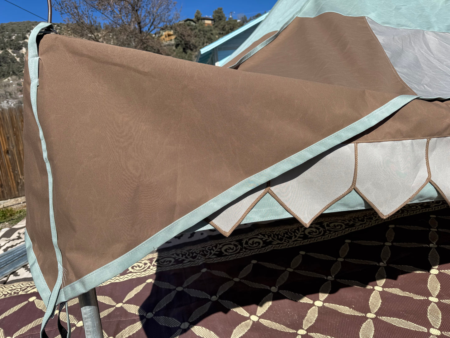 15-footer Oakenfoot Tent System, off the shelf