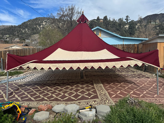 15-footer Oakenfoot Tent System, off the shelf