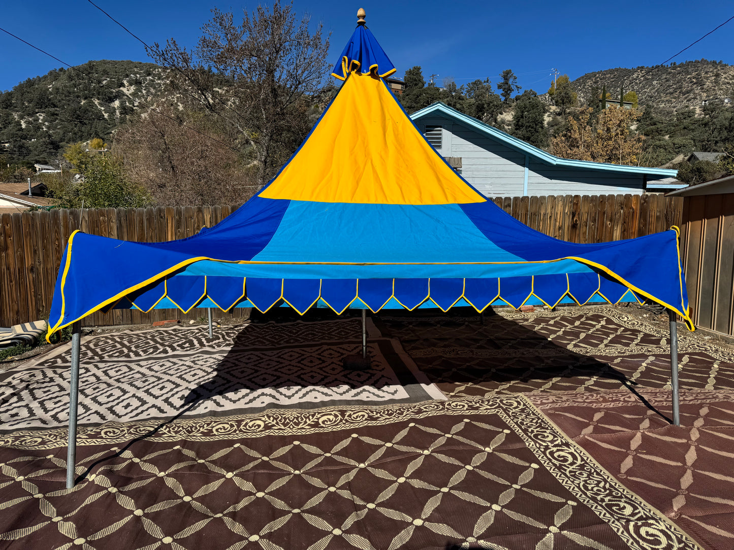 2026 new 15'x15' Oakenfoot tent system, off the shelf