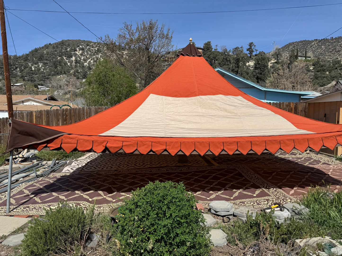20-footer Oakenfoot Tent System, Off the Shelf