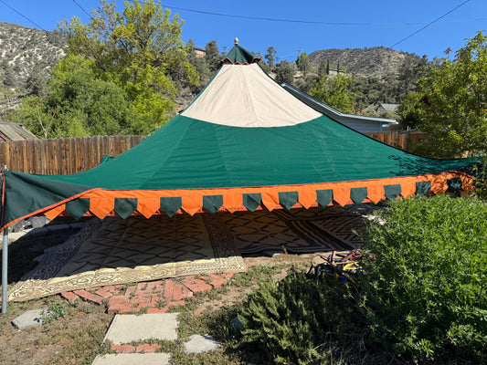 Oakenfoot 20-footer tent system, off the shelf