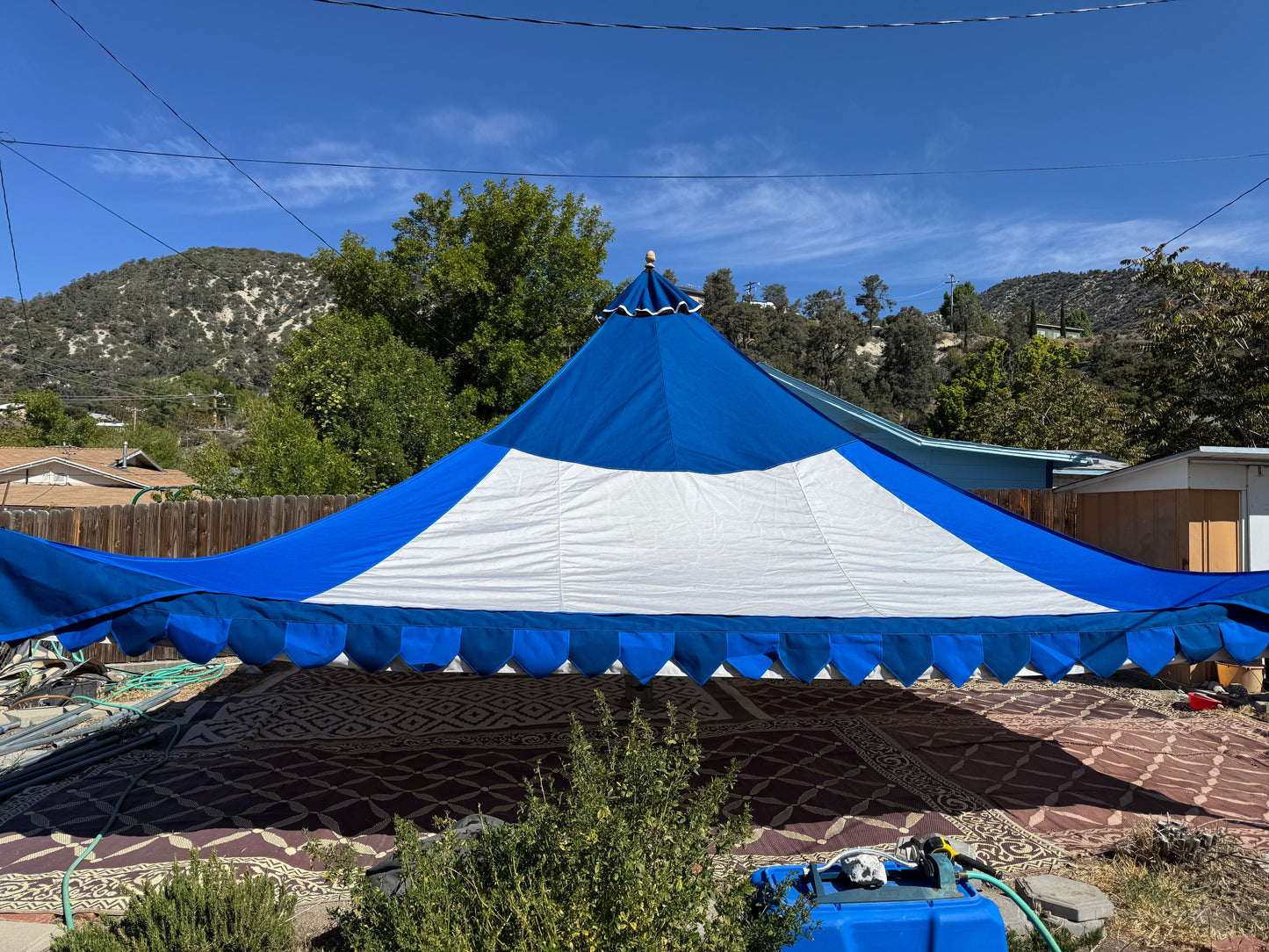 20' Oakenfoot tent system, off the shelf