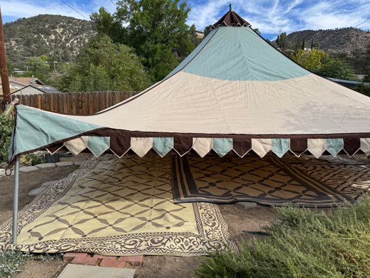 20-footer Classic Oakenfoot tent system. off the shelf
