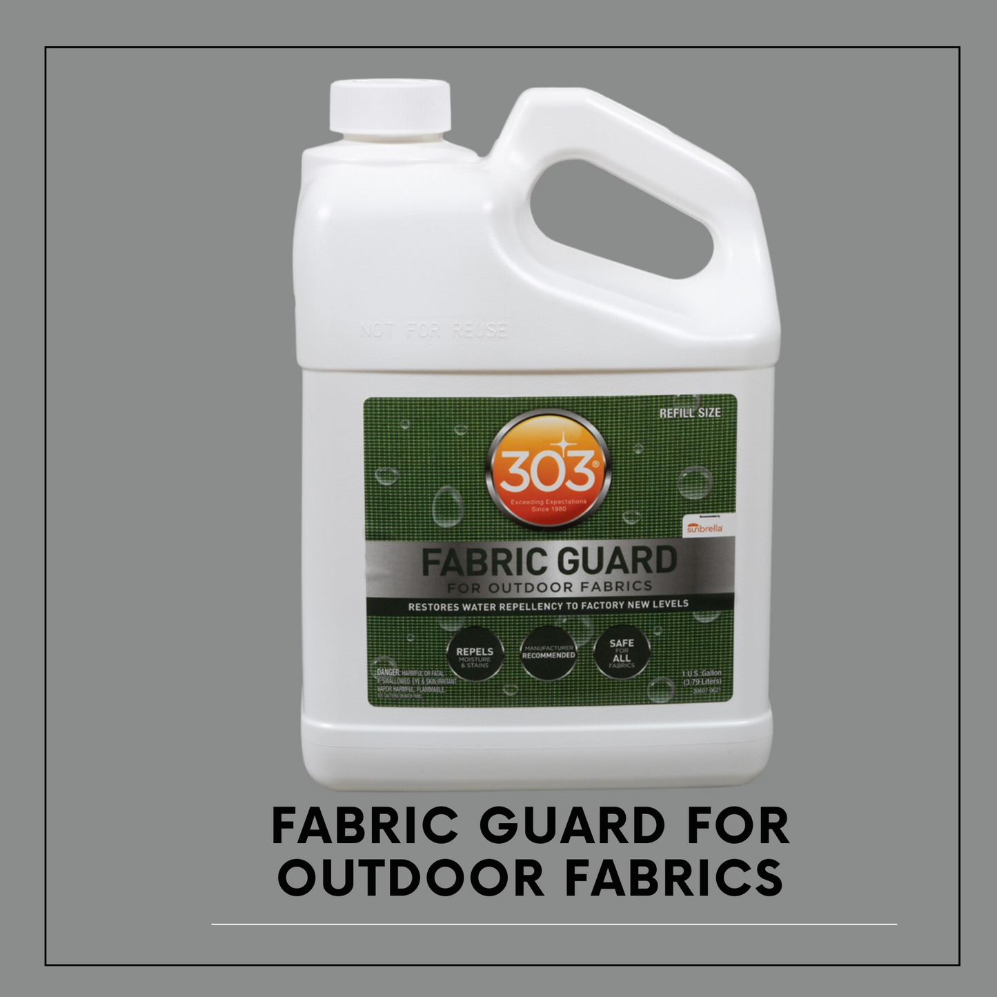 Sunbrella manufacture recommends these maintenance products, Parts and Accessories.