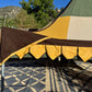 Oakenfoot 12-footer with GOLD Sunbrella tent system, Off the Shelf Tent