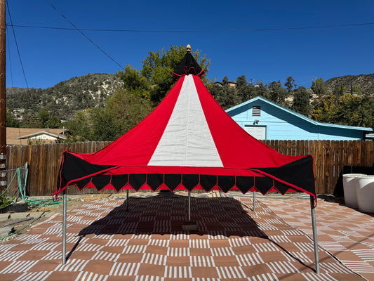 Gen 3, 10-footer Oakenfoot Faire Sails theme tent system, off the shelf