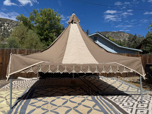 12-foot Oakenfoot Faire Sails pattern tent system, Off the Shelf