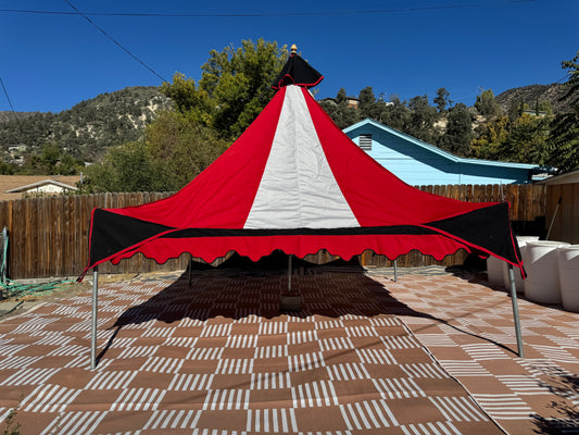 Gen 3, 12-footer Combination Faire Sails and Vintage details, Oakenfoot tent system, off the shelf