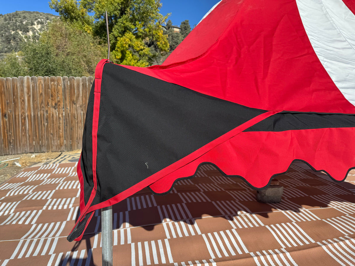 Gen 3, 12-footer Combination Faire Sails and Vintage details, Oakenfoot tent system, off the shelf