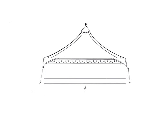 Oakenfoot build-a-tent - Flag of Scotland, Saltare design, tent system