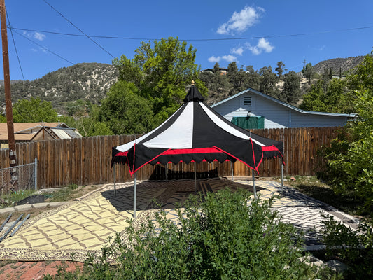 Oakenfoot Hexagon 15-foot tent system, off the shelf