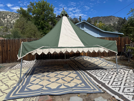 12-foot Faire Sails Oakenfoot tent system, Off the Shelf