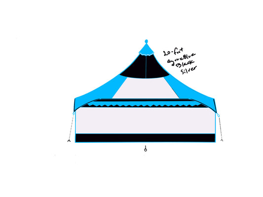 Oakenfoot Premium 20-foot tent system