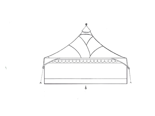 Oakenfoot build-a-tent - Poppy design tent system