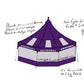 Oakenfoot Faire Tents - 15'6" & 18' 6", Hexagon shape, Sunbrella pavilion style complete tent system